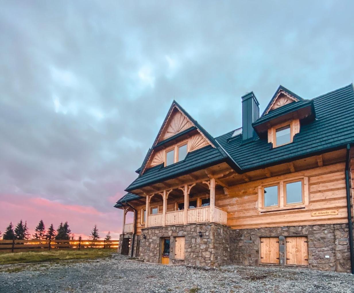Dom Z Widokiem Na Wierchy - Panorama Na Tatry - Traditional Folk House Gliczarów Eksteriør billede
